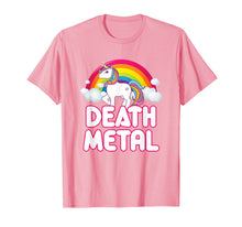Ladda upp bild till gallerivisning, Funny shirts V-neck Tank top Hoodie sweatshirt usa uk au ca gifts for Funny Death Metal Rainbow Unicorn T-Shirt 1543344