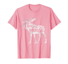 Ladda upp bild till gallerivisning, Just A Girl Who Loves Moose T-shirt Love Canada Alaska Gift 1080416