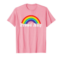 Ladda upp bild till gallerivisning, Proud Ally Pride Shirt Gay LGBT Day Month Parade Rainbow T-Shirt 70755