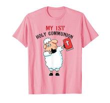 Ladda upp bild till gallerivisning, Funny shirts V-neck Tank top Hoodie sweatshirt usa uk au ca gifts for Cute Lamp My 1st Holy Communion Christian T Shirt Gift Boy 1455293