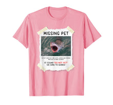 Ladda upp bild till gallerivisning, Missing Pet Cool Unique Funny Great White Shark T-Shirt 76434