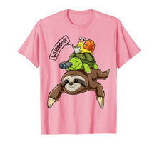 Ladda upp bild till gallerivisning, Sloth Turtle Snail T Shirt Piggyback Running Riding Team Tee 1106875