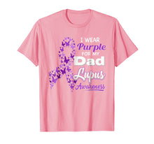 Ladda upp bild till gallerivisning, Funny shirts V-neck Tank top Hoodie sweatshirt usa uk au ca gifts for I wear Purple for my Dad - Lupus Awareness shirt 2896538