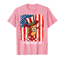 Ladda upp bild till gallerivisning, Funny shirts V-neck Tank top Hoodie sweatshirt usa uk au ca gifts for American Flag USA Dabbing Hotdog Merica 4th July Dab T Shirt 3538587