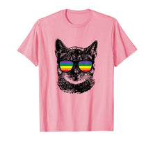 Ladda upp bild till gallerivisning, Funny Cat Gay Pride LGBT Rainbow Sunglasses Shirt 49770
