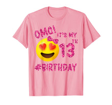 Ladda upp bild till gallerivisning, Funny shirts V-neck Tank top Hoodie sweatshirt usa uk au ca gifts for OMG It's My 13th Birthday | Emoji Shirt For Birthday Girls 2046401