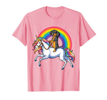 Ladda upp bild till gallerivisning, Funny shirts V-neck Tank top Hoodie sweatshirt usa uk au ca gifts for Dachshund Unicorn T shirt Girls Space Galaxy Rainbow Dog Tee 1552075