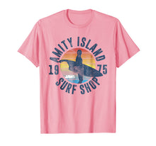 Ladda upp bild till gallerivisning, Jaws Amity Island Surf Board Graphic T-Shirt 98470