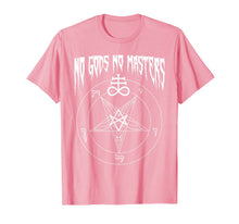 Ladda upp bild till gallerivisning, No Gods No Masters Satanic Baphomet Devil T-Shirt-2040587