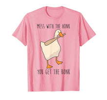 Ladda upp bild till gallerivisning, Mess With The Honk You Get The Bonk Funny Duck T-Shirt