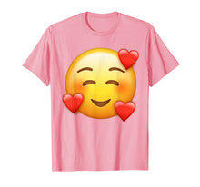 Ladda upp bild till gallerivisning, Smiling Face with Hearts In Love Emojis Halloween Costume T-Shirt 751805