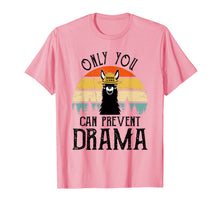Ladda upp bild till gallerivisning, Only You Can Prevent Drama Llama Camping Vintage Funny Gift T-Shirt 466448