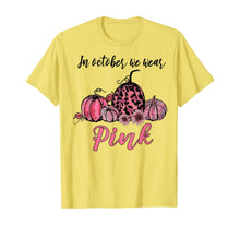 Ladda upp bild till gallerivisning, In October We Wear Pink Pumpkin Breast Cancer Awareness Gift T-Shirt 112795