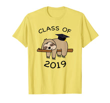 Ladda upp bild till gallerivisning, Funny shirts V-neck Tank top Hoodie sweatshirt usa uk au ca gifts for Graduation Sloth Funny Class Of 2019 Graduate Tee Grad Gifts 2413224