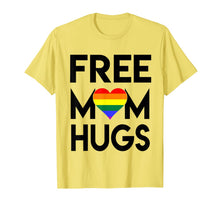 Ladda upp bild till gallerivisning, free mom hugs tshirt rainbow heart LGBT pride month T-Shirt 115838