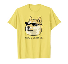 Ladda upp bild till gallerivisning, Funny shirts V-neck Tank top Hoodie sweatshirt usa uk au ca gifts for Shiba Inu T-Shirt Meme Doge Deal With It Pixel Glasses Tee 1396325