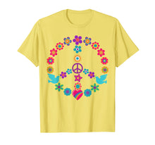 Ladda upp bild till gallerivisning, Funny shirts V-neck Tank top Hoodie sweatshirt usa uk au ca gifts for Peace Sign T-Shirt 60s 70s Flowers Dove Hippie Shirt Gift 3276109