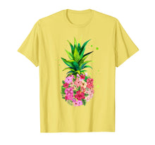 Ladda upp bild till gallerivisning, Funny shirts V-neck Tank top Hoodie sweatshirt usa uk au ca gifts for Pineapple Flowers Tshirt Women Aloha Hawaii Vintage Hawaiian 1309485
