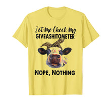 Ladda upp bild till gallerivisning, Funny shirts V-neck Tank top Hoodie sweatshirt usa uk au ca gifts for cow mom let me check my giveashitometer t shirt 2315499
