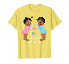 Ladda upp bild till gallerivisning, Cute Ethnic Babies Pink or Blue Auntie Loves You T-Shirts 1001348