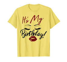 Ladda upp bild till gallerivisning, It's My Birthday Eyes With Lip Girl Birthday Gift Shirt 145668