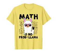 Ladda upp bild till gallerivisning, Funny Math is no prob-llama Back to school Gift Shirt T-Shirt 142669
