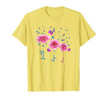 Ladda upp bild till gallerivisning, Faith Hope Love Pregnancy Infant Loss Awareness Flower T-Shirt 343433