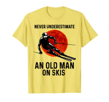 Ladda upp bild till gallerivisning, Never Underestimate An Old Man On Skis TShirt829810