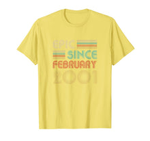 Ladda upp bild till gallerivisning, Epic Since February 2001 Vintage 19th Birthday Gifts T-Shirt-2766117