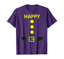 Ladda upp bild till gallerivisning, Happy Dwarf Halloween Costume Blue Shirt T-Shirt 120323