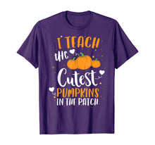 Ladda upp bild till gallerivisning, I Teach The Cutest Pumpkins In The Patch Teacher School T-Shirt 301050