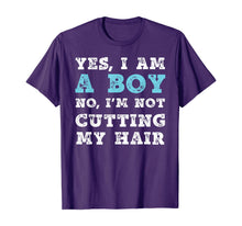 Ladda upp bild till gallerivisning, Yes, I Am A Boy. No, I'm Not Cutting My Hair TShirt512031