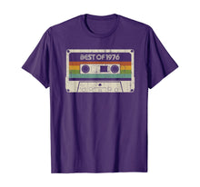Ladda upp bild till gallerivisning, Vintage Best of 1976 43th Birthday Cassette TShirt218527