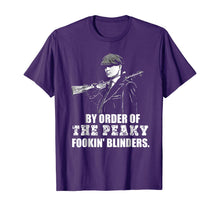 Ladda upp bild till gallerivisning, By Order Of The Peaky Fookin T Shirt Blind-ers For Men 158769