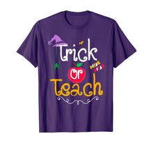 Ladda upp bild till gallerivisning, Trick or Teach Funny Halloween Gifts for Teachers T-Shirt 109325