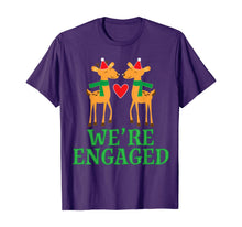 Ladda upp bild till gallerivisning, Funny shirts V-neck Tank top Hoodie sweatshirt usa uk au ca gifts for Christmas Engagement We're Engaged Reindeer Gifts T-Shirt 1115371