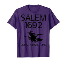 Ladda upp bild till gallerivisning, Salem Witch Trials Funny Oops Missed One Halloween Gift T-Shirt 132704