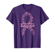 Ladda upp bild till gallerivisning, Breast Cancer Survivor Pink Ribbon Awareness T-Shirt 124355