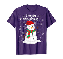 Ladda upp bild till gallerivisning, Funny shirts V-neck Tank top Hoodie sweatshirt usa uk au ca gifts for Christmas - Merry Christmas Snowman T-Shirt 911012