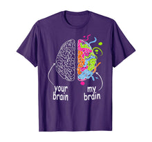 Ladda upp bild till gallerivisning, Neurodiversity brain Gift idea for Dyslexia ADHD Autism ASD T-Shirt 624242
