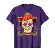 Ladda upp bild till gallerivisning, Day Of The Dead Skull Gifts Funny Cinco De Mayo Men Women T-Shirt 792003
