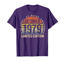 Ladda upp bild till gallerivisning, Born October 1979 Limited Edition Bday Gifts 40th Birthday T-Shirt 30861