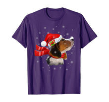 Ladda upp bild till gallerivisning, Funny shirts V-neck Tank top Hoodie sweatshirt usa uk au ca gifts for Christmas Beagle Santa Hat Dog Lover Gifts T-Shirt 724321
