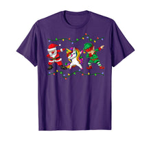 Ladda upp bild till gallerivisning, Funny shirts V-neck Tank top Hoodie sweatshirt usa uk au ca gifts for Dabbing Santa Elf Unicorn Christmas Kids Boys Men Xmas Gifts T-Shirt 526234
