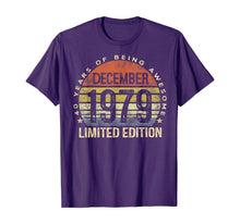 Ladda upp bild till gallerivisning, Funny shirts V-neck Tank top Hoodie sweatshirt usa uk au ca gifts for Born December 1979 Limited Edition Bday Gifts 40th Birthday T-Shirt 111987