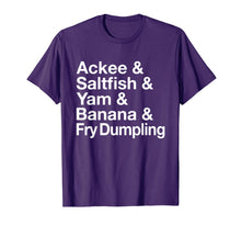 Ladda upp bild till gallerivisning, Jamaican National Dish! Ackee & Saltfish Yardie T-Shirt 677759