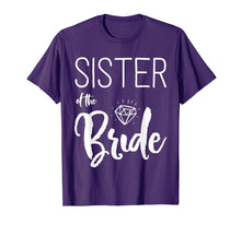 Ladda upp bild till gallerivisning, Sister Of The Bride Shirt Navy Blue With Cute Drawing 777336