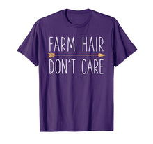 Ladda upp bild till gallerivisning, Funny shirts V-neck Tank top Hoodie sweatshirt usa uk au ca gifts for Farm Hair Don't Care T Shirt Farming Farmer Men Women Gifts 210107