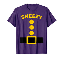 Ladda upp bild till gallerivisning, Sneezy Dwarf Costume Multicolor Shirt Funny Halloween Gifts 995285