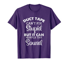 Ladda upp bild till gallerivisning, Funny shirts V-neck Tank top Hoodie sweatshirt usa uk au ca gifts for Funny Duct Tape Can't Fix Stupid Tee Shirt 303661